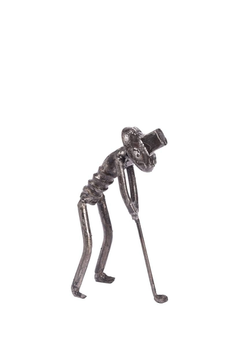 Golf Man (Before) sculpture